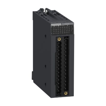 Picture of analog isolated high level input module, Modicon X80, 8 I, 0 to 20mA, 4 to 20mA, 10V positive or negative, severe environment
