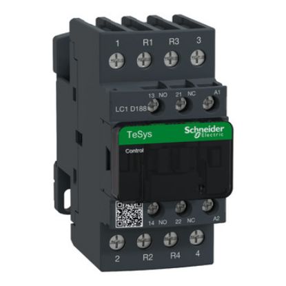 Picture of Contactor, TeSys Deca, 4P(2NO+2NC), AC-1, <=440V, 32A, 48V AC 50/60Hz coil, screw clamp terminal