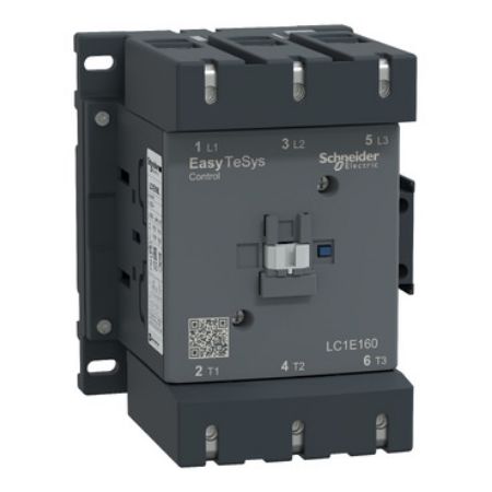 Picture of Contactor,Easy TeSys Control,LC1E,3P(3NO),AC-3,<=440V,160A,24V AC coil,50Hz