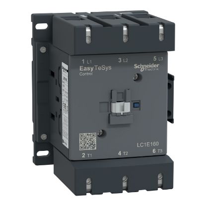 Picture of Contactor,Easy TeSys Control,LC1E,3P(3NO),AC-3,<=440V,160A,240V AC coil,50Hz