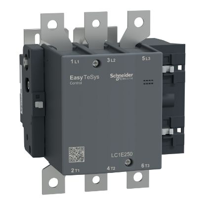 Picture of Contactor,Easy TeSys Control,LC1E,3P(3NO),AC-3,<=440V,250A,110V AC coil,50Hz