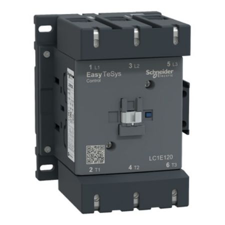 Picture of Contactor,Easy TeSys Control,LC1E,3P(3NO),AC-3,<=440V,120A,240V AC coil,50Hz