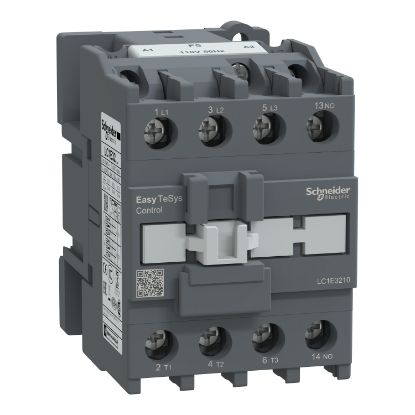Picture of Contactor,Easy TeSys Control,LC1E,3P(3NO),AC-3,<=440V,32A,110V AC coil,50Hz,1NO auxiliary contact