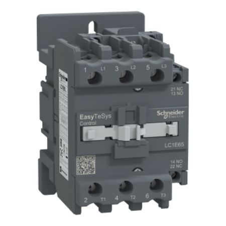 Picture of Contactor,Easy TeSys Control,LC1E,3P(3NO),AC-3,<=440V,65A,415V AC coil,50Hz