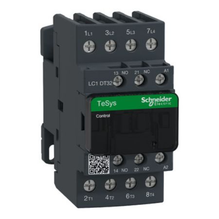 Picture of TeSys; TeSys Deca, Contactor, 4P(4 NO), AC-1, <= 440V, 32A, 48V AC 50/60Hz coil, screw terminal