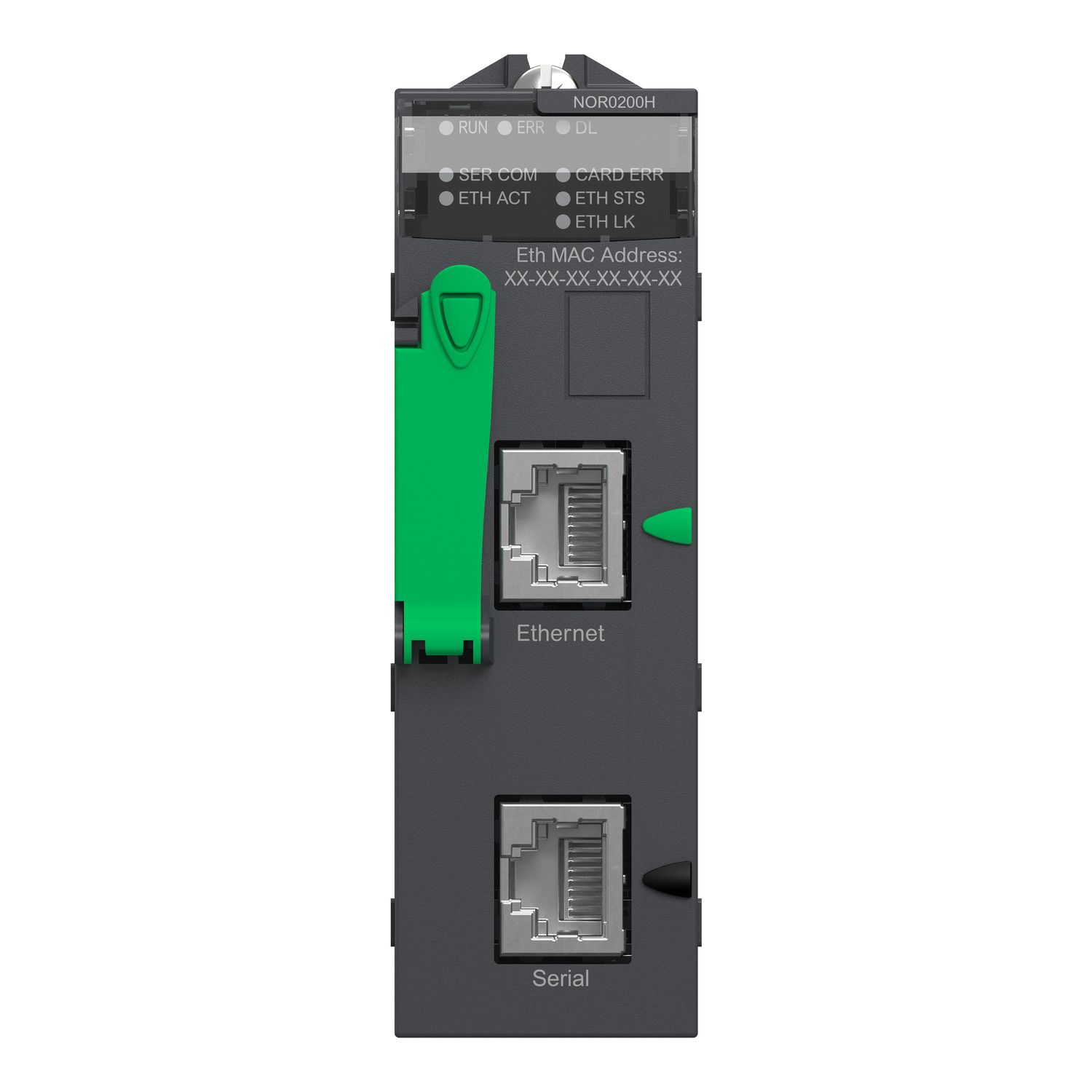 Picture of communication module, Modicon M340, IEC 60870-5-101/104, DNP3, for severe environments
