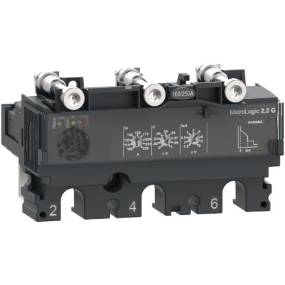 Picture of Trip unit MicroLogic 2.2G, ComPacT NSX100/160/250, 3 poles, electronic basic protections, generator protection, 40A