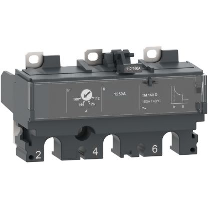 Picture of Trip unit TM16D, ComPacT NSX100, 3 poles, thermal magnetic protections, 16A rating