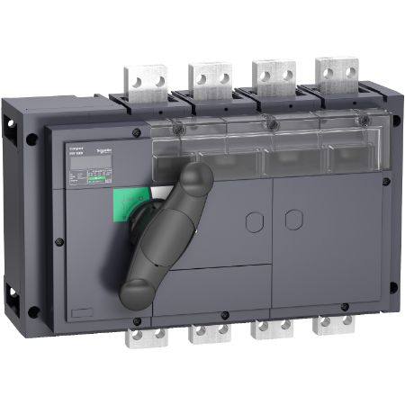 Picture of switch disconnector, Compact INV800, visible break, 800A, standard version with black rotary handle, 4 poles
