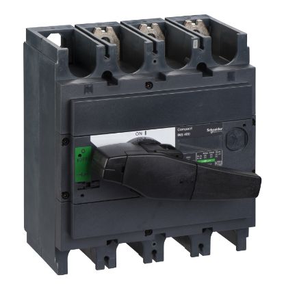 Picture of ComPact, Switch disconnector, Compact INS400 , 400 A, standard version with black rotary handle, 3 poles