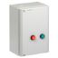 Picture of Enclosed DOL starter,TeSys LE,40A,380V AC coil,including 1 LC1D,2 pushbuttons