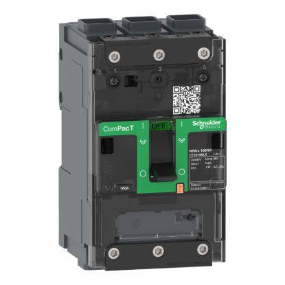 Picture of Switch disconnector, ComPacT NSXm 160NA, 3 poles, thermal current Ith 160A, EverLink lugs