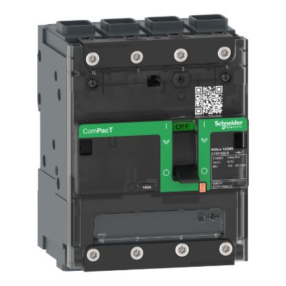 Picture of Switch disconnector, ComPacT NSXm 160NA, 4 poles, thermal current Ith 160A, EverLink lugs