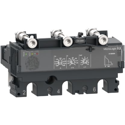 Picture of Trip unit MicroLogic 2.2, ComPacT NSX160/250, 3 poles, electronic basic protections, 160A rating