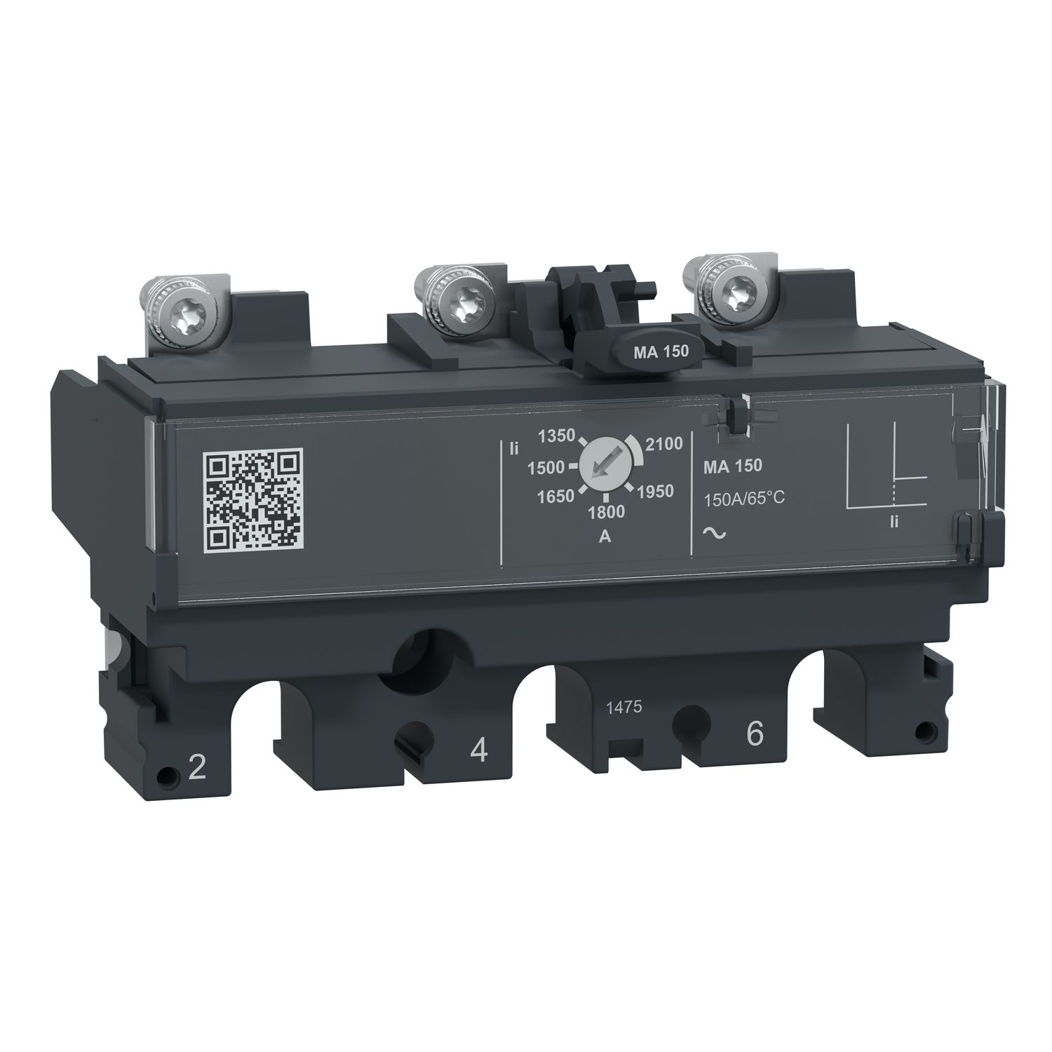 Picture of Trip unit MA150, ComPacT NSX160/250, 3 poles, magnetic protections, motor protection, 150A rating