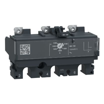 Picture of Trip unit MA150, ComPacT NSX160/250, 3 poles, magnetic protections, motor protection, 150A rating