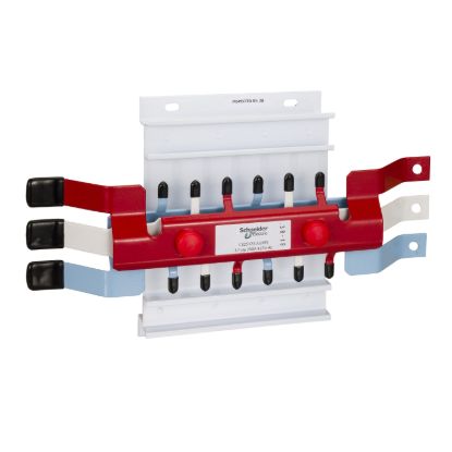 Picture of MSC Chassis, Acti9, 3PH, 250A, iC60 1P MCB with 9mm Auxiliary, 12 poles, Dual Feed