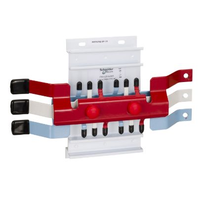 Picture of MSC Chassis, Acti9, 3PH, 250A, iC60 3P MCB with 9mm Auxiliary, 60 poles, Dual Feed
