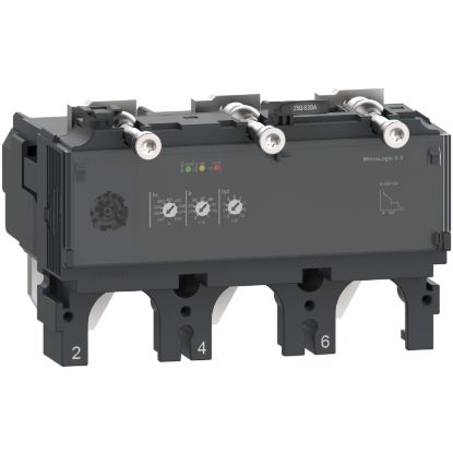 Picture of Trip unit MicroLogic 2.3, ComPacT NSX630, 3 poles, electronic basic protections, 630A rating