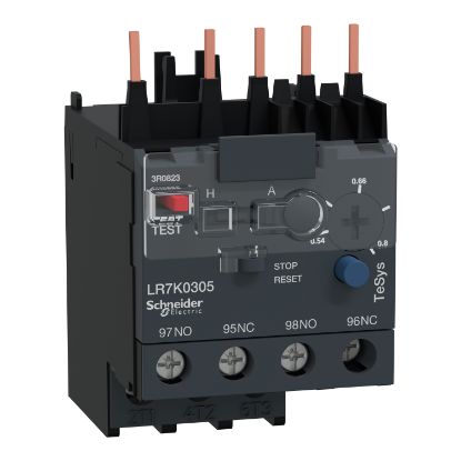 Picture of Thermal overload relay,TeSys K,0.54-0.8 A,class 10A