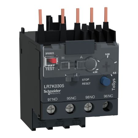 Picture of Thermal overload relay,TeSys K,0.54-0.8 A,class 10A