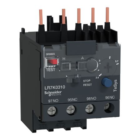 Picture of Thermal overload relay,TeSys K,2.6-3.7 A,class 10A