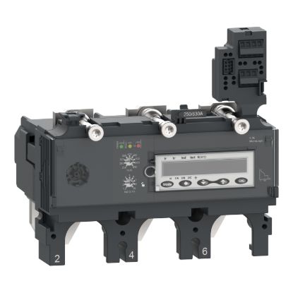 Picture of Trip unit MicroLogic 5.3E, ComPacT NSX630, 3 poles, electronic basic protections, energy meter, 630A rating