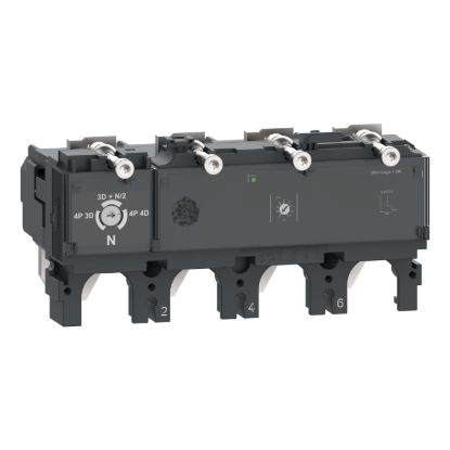 Picture of Trip unit MicroLogic 1.3M, ComPacT NSX630, 4 poles 3D, electronic magnetic protection, motor protection, 500A