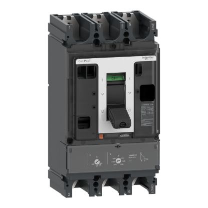 Picture of Circuit breaker, ComPacT NSX630F DC, 36kA/750VDC, 3 poles, TM-DC trip unit 500A