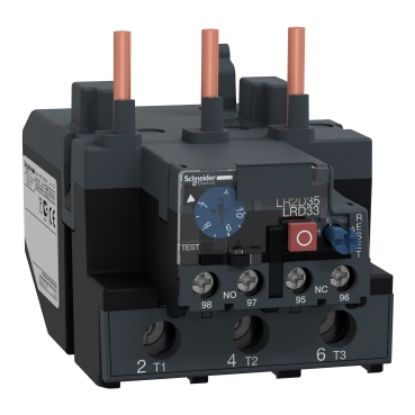 Picture of Thermal overload relay,TeSys Deca,7-10A,1NO+1NC,class 10A,screw clamp,for LC1D80