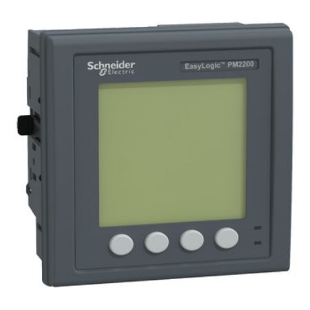 Picture of EasyLogic PM2220, Power & Energy meter, up to the 15th harmonic, LCD display, RS485, RJ45 quick click CTs