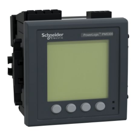 Picture of power meter PowerLogic PM5330, modbus, up to 31st Harmonic, 256KB 2DI/2DO 35 alarms