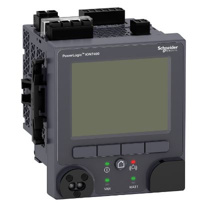 Picture of Power quality meter, PowerLogic ION7400, Standard, integrated display, 512 MB, 256 s/c