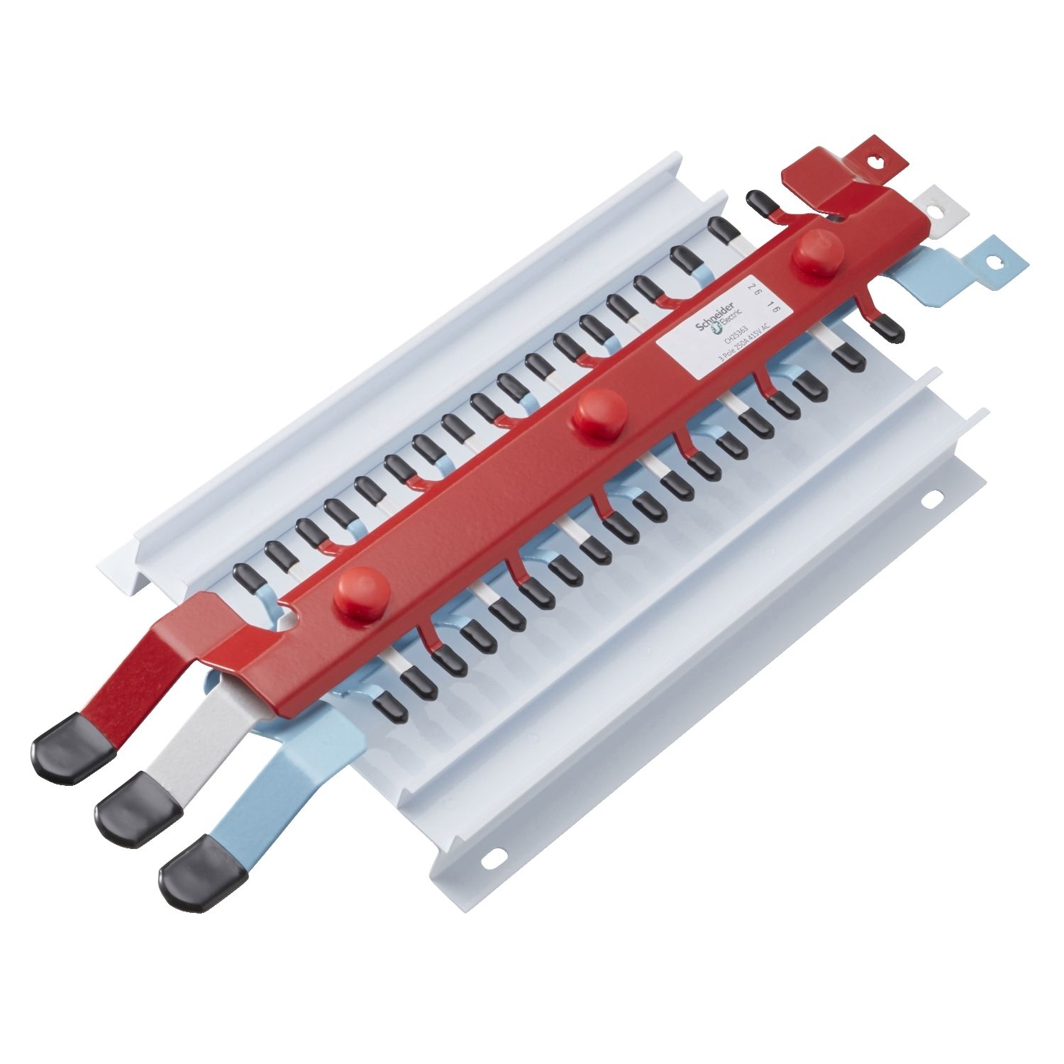 Picture of MSC Chassis 3PH, Acti9, 250A, Hybrid 18/27mm for MCB & RCBO 36 poles, Dual Feed