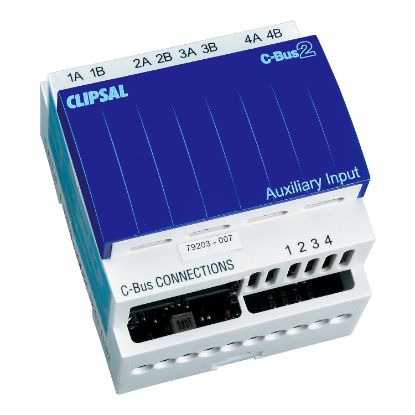 Picture of C-Bus Control and Management System, Auxiliary Input Unit, 4 Channel, Learn Enabled