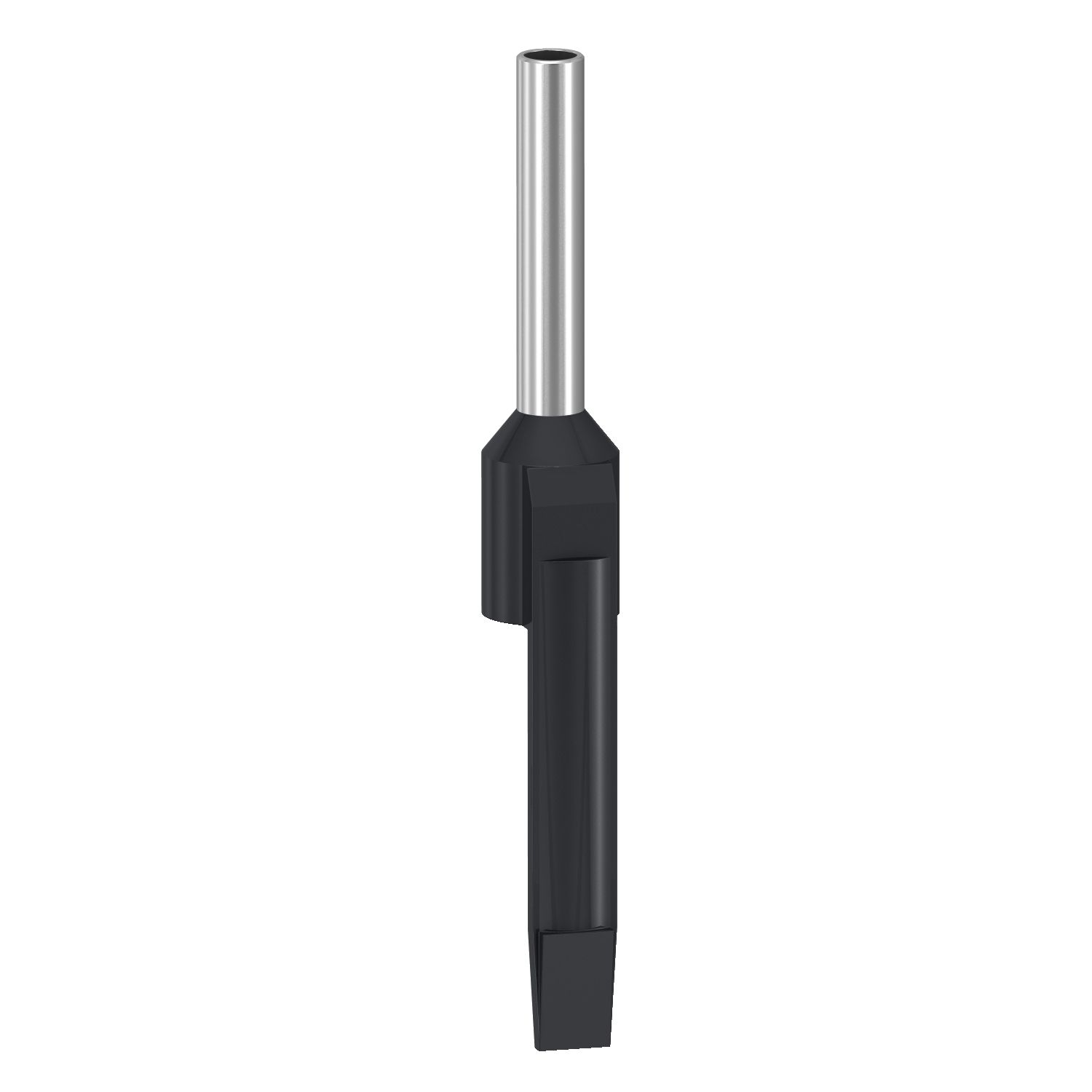 Picture of Cable end, Linergy TR cable ends, Single conductor, black, 1.5mmÂ², medium size, markable, insulated, 10 sets of 100