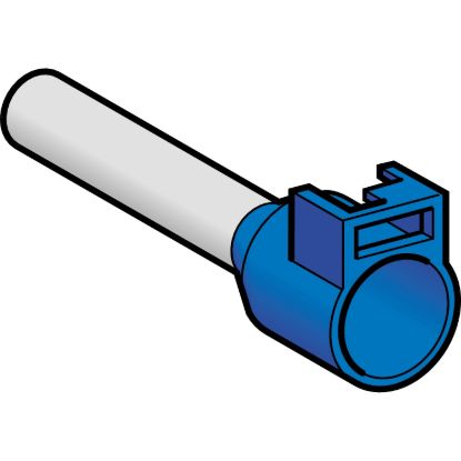 Picture of Cable end, Linergy TR cable ends, single conductor, blue, 50 mmÂ², long size, for clip-in type, 10 sets of 100