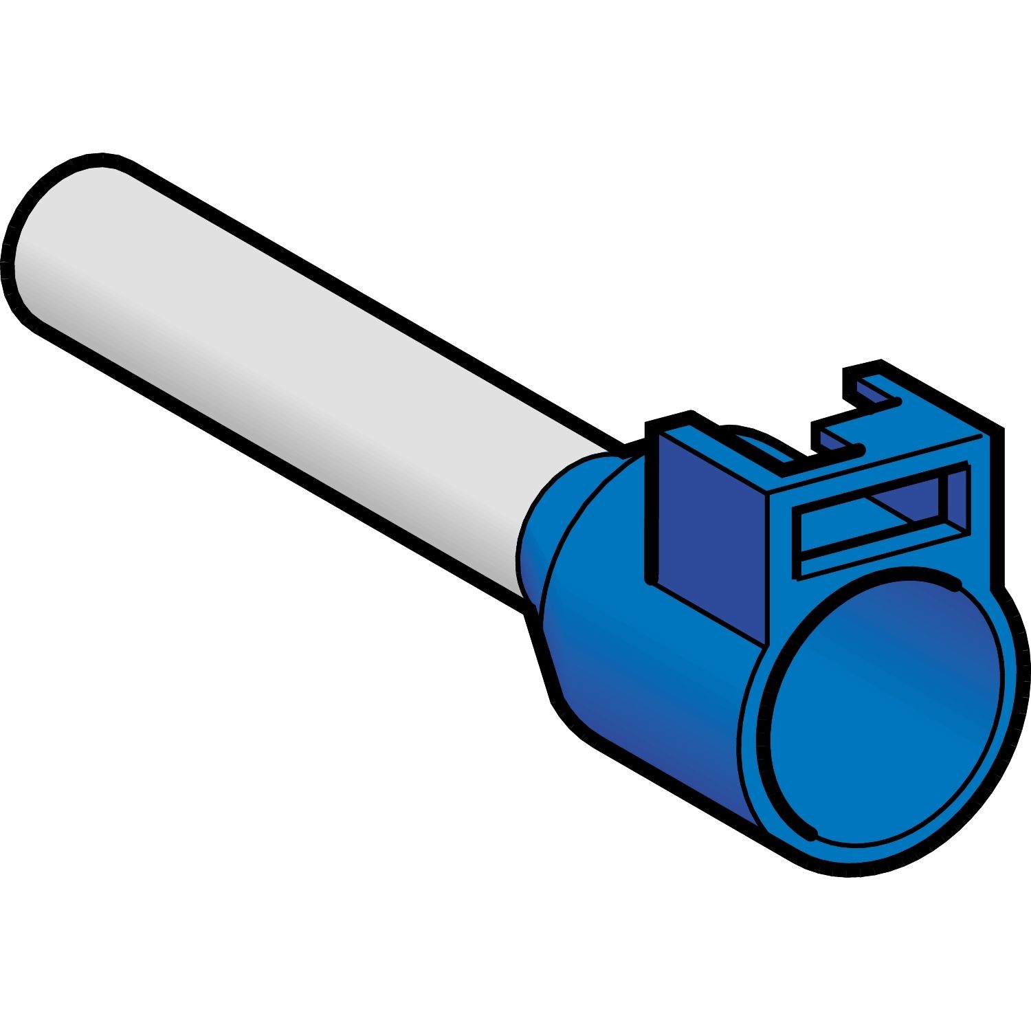Picture of Cable end, Linergy TR cable ends, single conductor, blue, 50 mmÂ², long size, clip-in type, for insulated clable