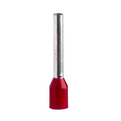 Picture of Cable ends, Linergy TR cable ends, single conductor, red, long size, 10 sets of 100
