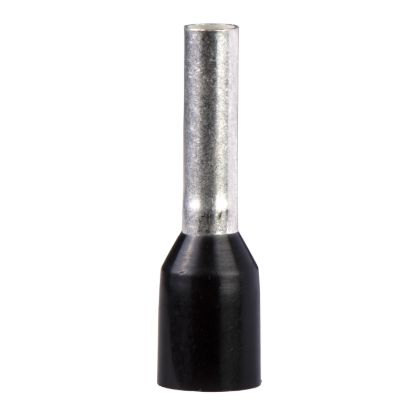 Picture of Cable ends, Linergy TR cable ends, single conductor, black, 1.5mmÂ², Ferrules with sleeve, medium size, 1 bag