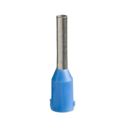 Picture of Cable ends, Linergy TR cable ends, single conductor, blue, 2.5mmÂ², for insulated cable, medium size, 1 bag