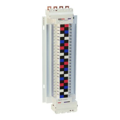 Picture of Acti9, SAU Chassis, Acti9, 250A, 3*(1Ph+N), 48 poles, 18mm for iC60 MCB and RCBO, dual feed