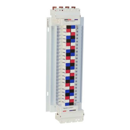 Picture of Acti9, SAU Chassis, Acti9, 250A, 3Ph+N, 48 poles, 18mm for iC60 MCB and RCBO, dual feed