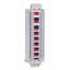 Picture of Acti9, SAU hybrid Chassis, Acti9, 250A, 3Ph, 48 poles 18mm and 12 poles 27mm for MCB and RCBO, dual feed