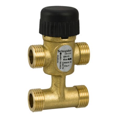 Picture of Zone Valve, 15mm, 3-Way Bypass, G External, Brass, 0.6kvs