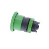 Picture of Harmony XB5, Head for non illuminated pushbutton, plastic, green, mushroom 40mm, 22mm, spring return