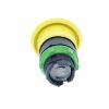 Picture of Harmony XB5, Head for non illuminated pushbutton, plastic, yellow, mushroom 40mm, 22mm, spring return