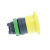 Picture of Harmony XB5, Head for non illuminated pushbutton, plastic, yellow, mushroom 40mm, 22mm, spring return
