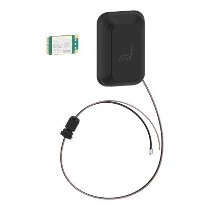 Picture of 4G modem kit, EVlink Pro AC, with 4G cellular modem and 1 antenna