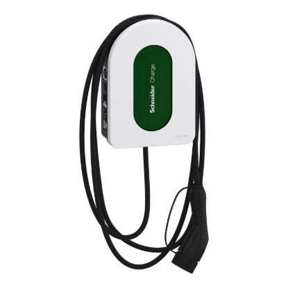 Picture of Charging station, Schneider Charge, 1P+N, attached cable 5m, 7.4kW, 32A